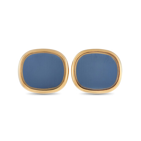 Patek Philippe // Ellipse 18K Yellow Gold Cufflinks // Estate