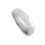Celine // Platinum + Diamond Band Ring // Ring Size: 6 // Estate