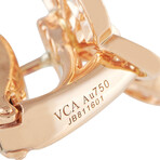 Van Cleef & Arpels // Frivole 18K Rose Gold Diamond Small Model Earrings // Estate