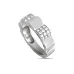 Chanel // Camellia 18K White Gold Diamond Ring // Ring Size: 6.25 // Estate