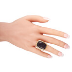 Pomellato // 18K Yellow Gold Iolite Cocktail Ring // Ring Size: 7.25 // Estate