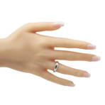 Celine // Platinum + Diamond Band Ring // Ring Size: 6 // Estate
