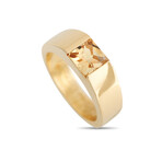 Cartier // Tank 18K Yellow Gold Citrine Ring // Ring Size: 5 // Estate