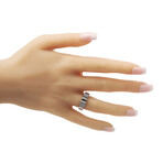 Chanel // Camellia 18K White Gold Diamond Ring // Ring Size: 6.25 // Estate