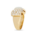 Van Cleef & Arpels // 18K Yellow Gold + Diamond + Mother of Pearl Bow Ring // Ring Size: 5 // Estate