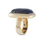 Pomellato // 18K Yellow Gold Iolite Cocktail Ring // Ring Size: 7.25 // Estate