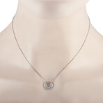 Cartier // Amulette de Cartier 18K White Gold Diamond Pendant Necklace // 16" // Estate