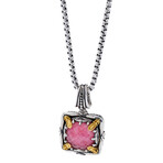 Konstantino Gen K Sterling Silver + 18K Yellow Gold Tulite Doublet Pendant // Store Display