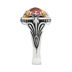 Konstantino Gen K Sterling Silver + 18K Yellow Gold Tulite Doublet Ring // Ring Size: 7 // Store Display