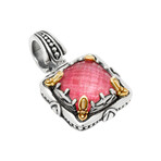 Konstantino Gen K Sterling Silver + 18K Yellow Gold Tulite Doublet Pendant // Store Display