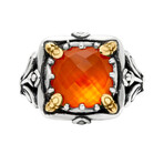 Konstantino Gen K Sterling Silver + 18K Yellow Gold Ring // Ring Size: 7 // Store Display