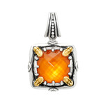 Konstantino Gen K Sterling Silver + 18K Yellow Gold Pendant // Store Display