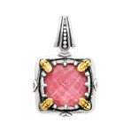 Konstantino Gen K Sterling Silver + 18K Yellow Gold Tulite Doublet Pendant // Store Display