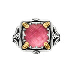 Konstantino Gen K Sterling Silver + 18K Yellow Gold Tulite Doublet Ring // Ring Size: 7 // Store Display