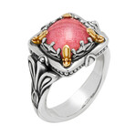 Konstantino Gen K Sterling Silver + 18K Yellow Gold Tulite Doublet Ring // Ring Size: 7 // Store Display