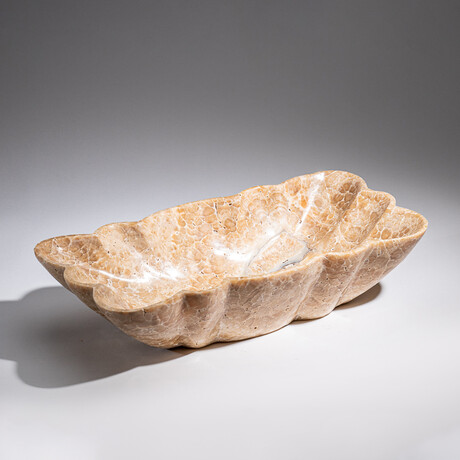 Genuine Polished Honey Onyx Bowl From Pakistan