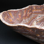 Genuine Saffron Brown Onyx Bowl From Mexico