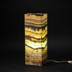 Genuine Square Rainbow Onyx Lamp From Mexico