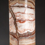 Genuine Round Rainbow Banded Onyx Lamp