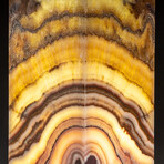 Genuine Square Rainbow Banded Onyx Lamp