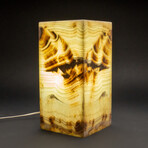 Genuine Square Natural Banded Onyx Lamp