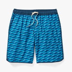 Anchor // Blue Art Waves (S)