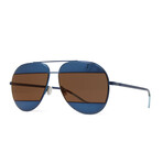 Unisex Split 1 Y4E Sunglasses // Blue