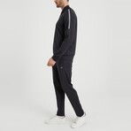 James Zip-Up Tracksuit 2-Piece Set // Black (2XL)