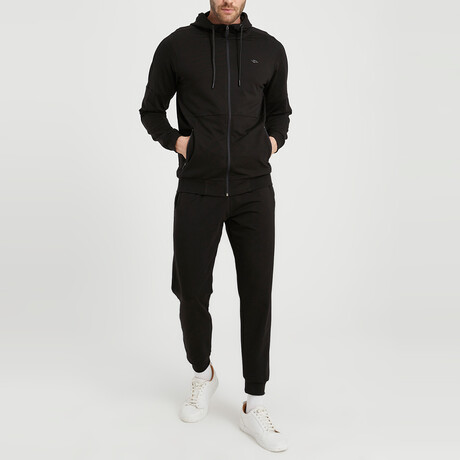 Gabe Tracksuit 2-Piece Set // Black (S)