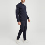 James Zip-Up Tracksuit 2-Piece Set // Navy Blue (S)