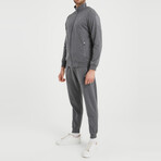 Alex High Collar Tracksuit 2-Piece Set // Anthracite (S)