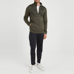 Connor Zip-Up Tracksuit 2-Piece Set // Olive (S)