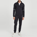 Robert High Collar Tracksuit 2-Piece Set // Black (S)