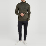 Connor Zip-Up Tracksuit 2-Piece Set // Olive (S)