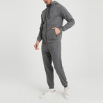 Gabe Hooded Tracksuit 2-Piece Set // Anthracite (S)