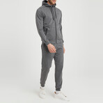 Gabe Hooded Tracksuit 2-Piece Set // Anthracite (S)