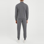 Alex High Collar Tracksuit 2-Piece Set // Anthracite (S)