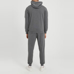 Gabe Hooded Tracksuit 2-Piece Set // Anthracite (S)