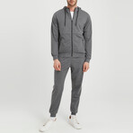 Gabe Hooded Tracksuit 2-Piece Set // Anthracite (S)