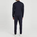 James Zip-Up Tracksuit 2-Piece Set // Navy Blue (S)