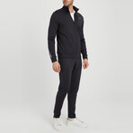 Tony High Collar Tracksuit 2-Piece Set // Black (S)