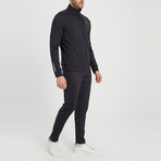 Tony High Collar Tracksuit 2-Piece Set // Black (S)