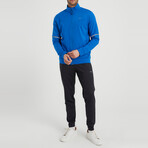 Robert High Collar Tracksuit 2-Piece Set // Sax Blue (S)