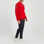 James Zip-Up Tracksuit 2-Piece Set // Red (S)