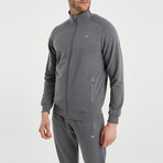 Alex High Collar Tracksuit 2-Piece Set // Anthracite (S)