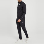 Tony High Collar Tracksuit 2-Piece Set // Black (S)