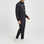 Connor Zip-Up Tracksuit 2-Piece Set // Black (S)