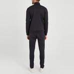 Tony High Collar Tracksuit 2-Piece Set // Black (S)