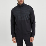 Connor Zip-Up Tracksuit 2-Piece Set // Black (S)