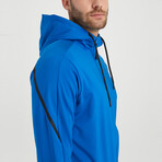 Tyler Hooded Tracksuit 2-Piece Set // Sax Blue (S)